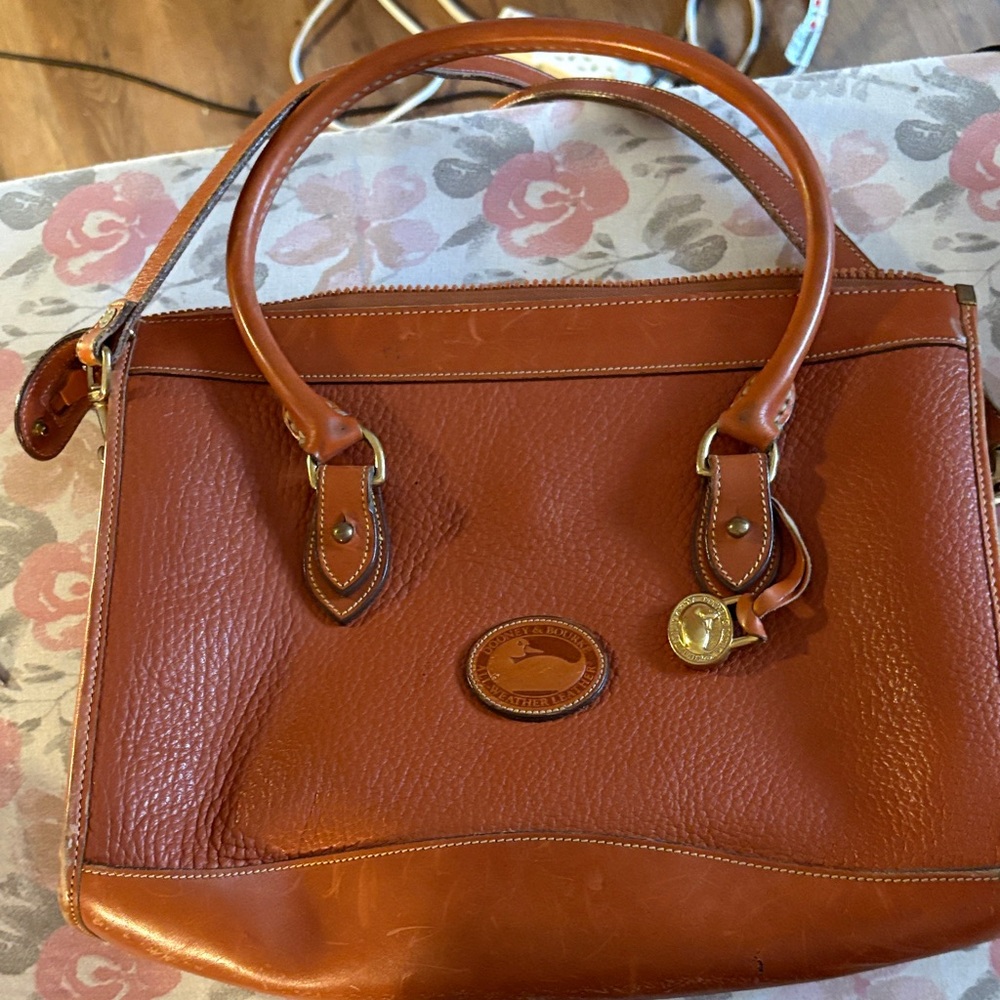 Dooney & Bourke Tan Leather Shoulder Bag